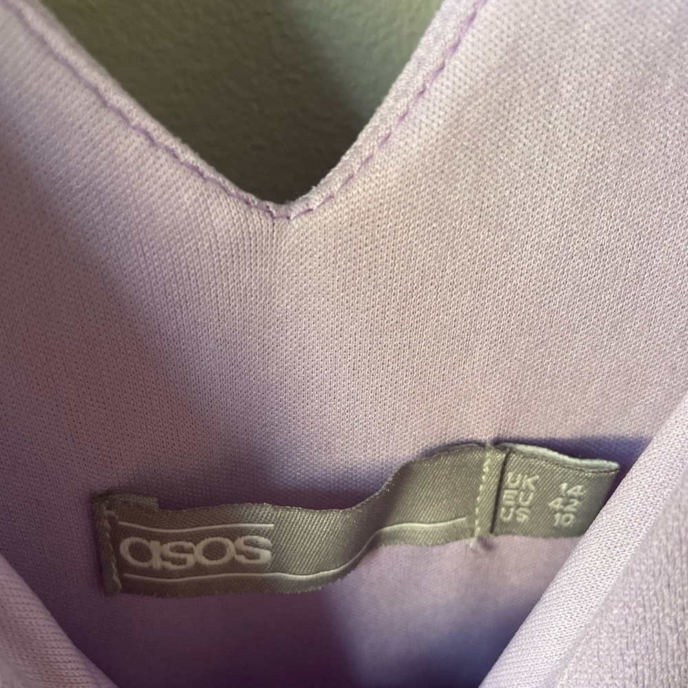 ASOS Lavender Ruffle Dress - Picture 2 of 2